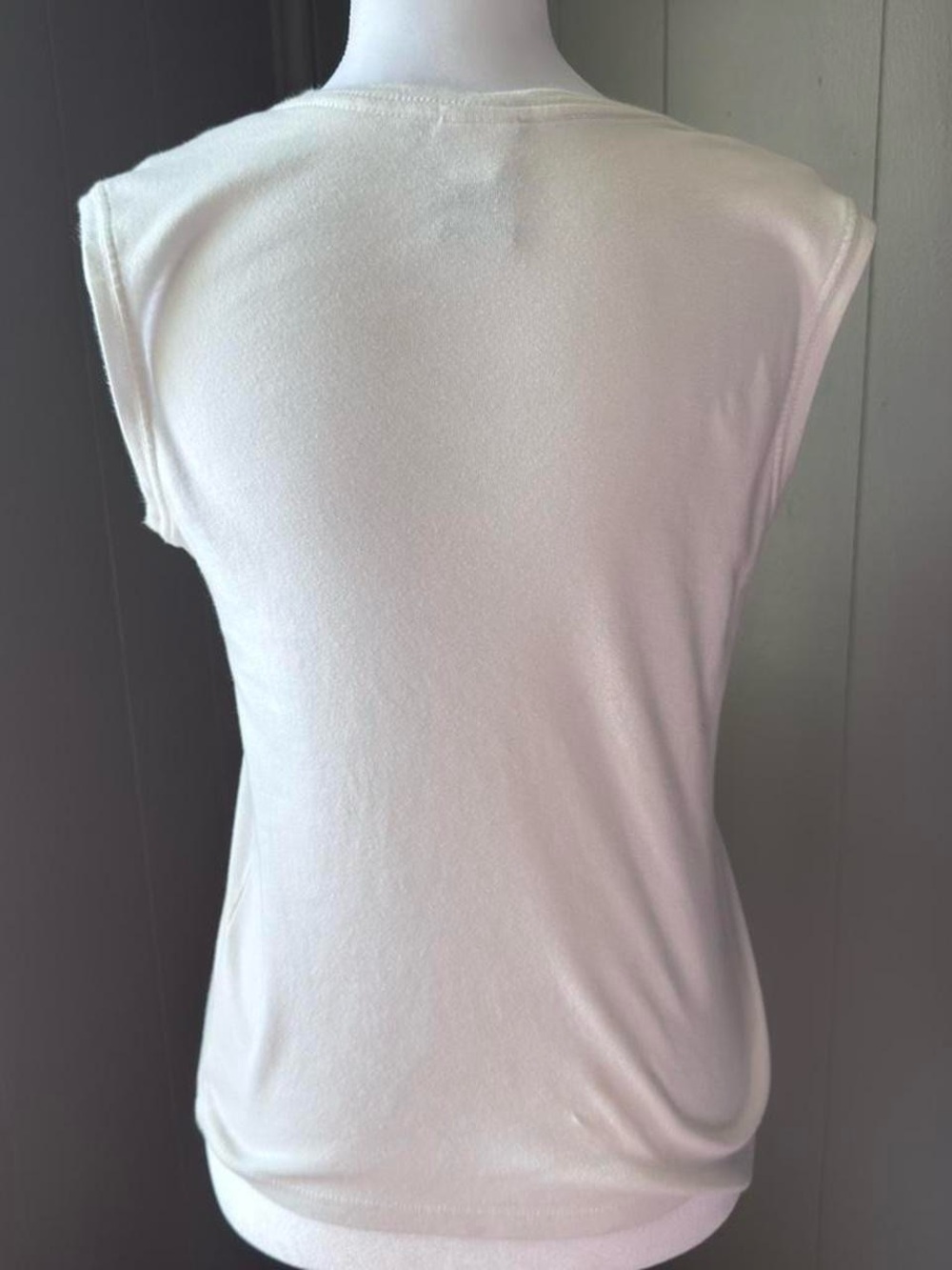 Calvin Klein Jeans Women's White Graphic Tank Top - Picture 3 of 4